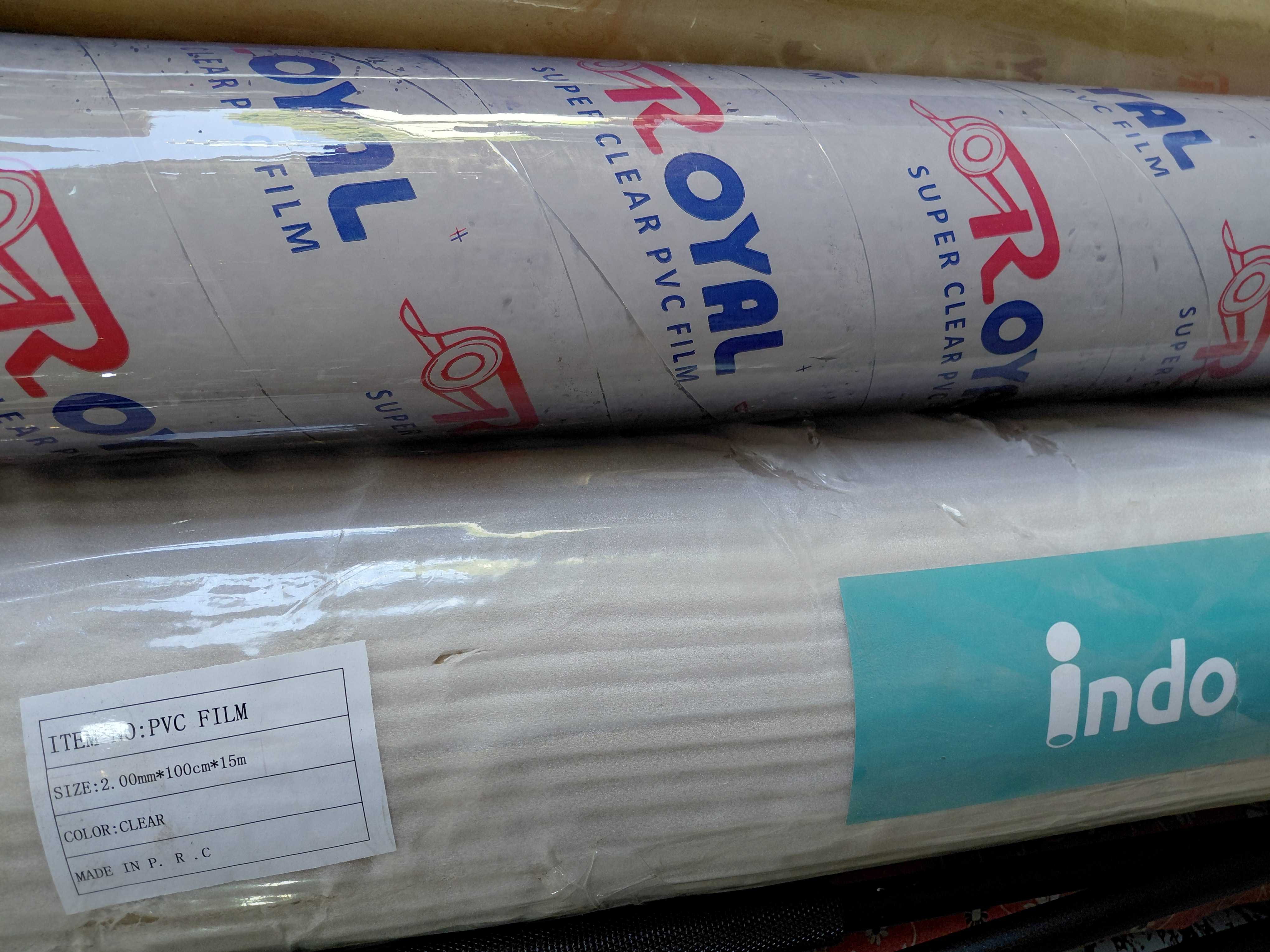 طلق رومیزی۲ میل عرض ۱ متر